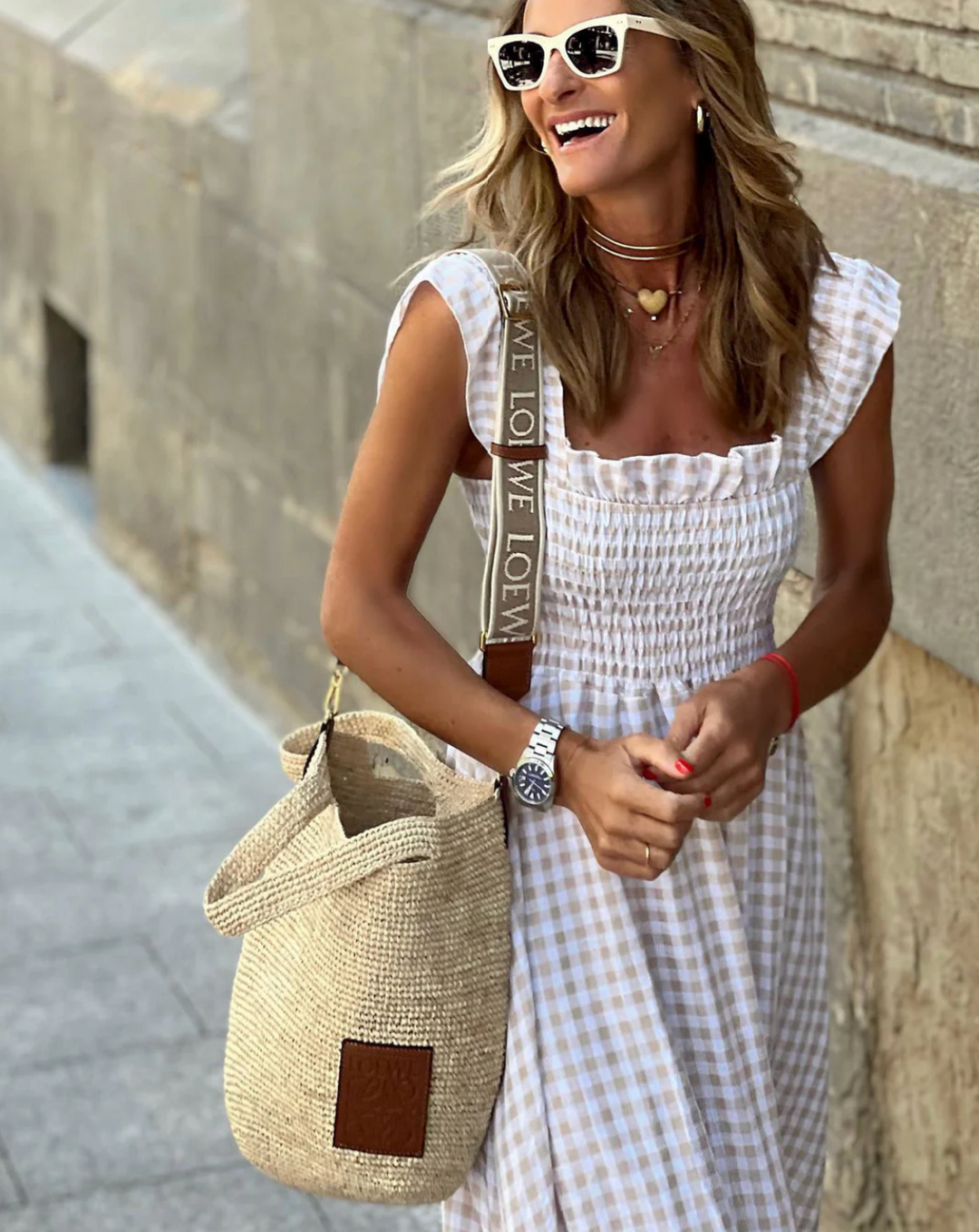 Reya | Women’s Summer Smocked Maxi Dress