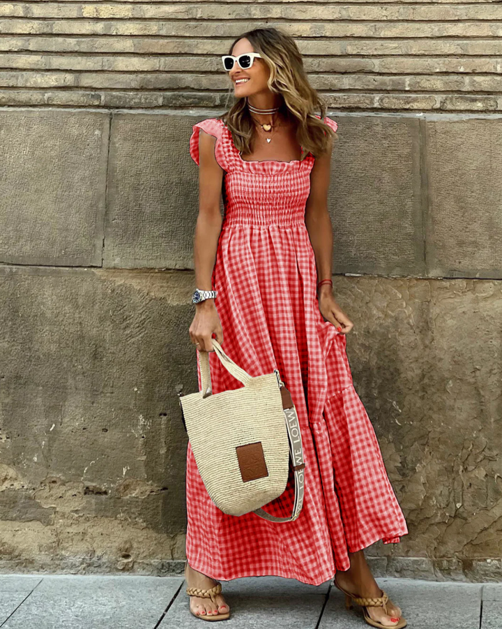 Reya | Women’s Summer Smocked Maxi Dress