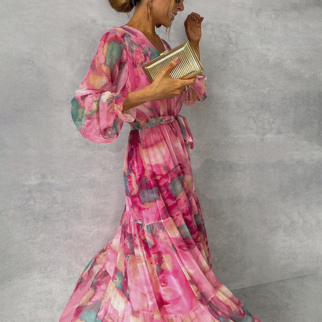 Zuri | Women's Summer Floral Wrap Maxi Dress