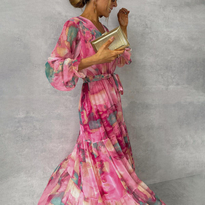 Zuri | Women's Summer Floral Wrap Maxi Dress