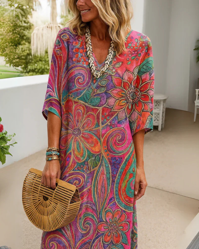 Ava | Women’s Summer Boho Floral Dress