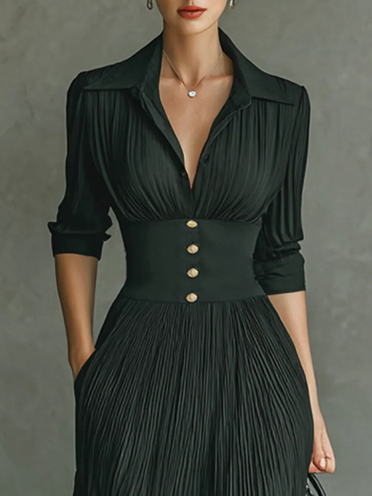 Landry | Women’s Button Detail Maxi Dress
