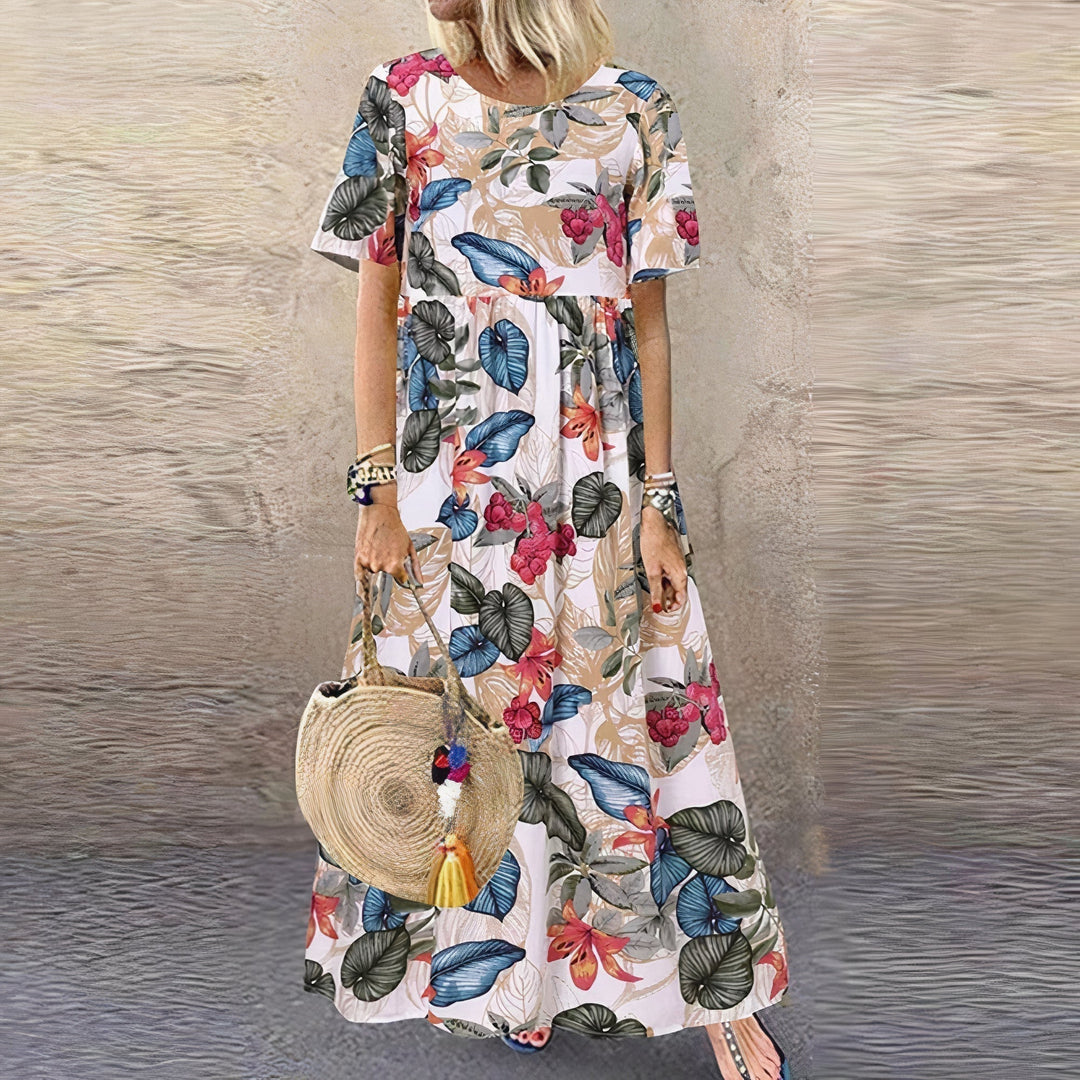 Claire | Women's Floral Summer Maxi Dress