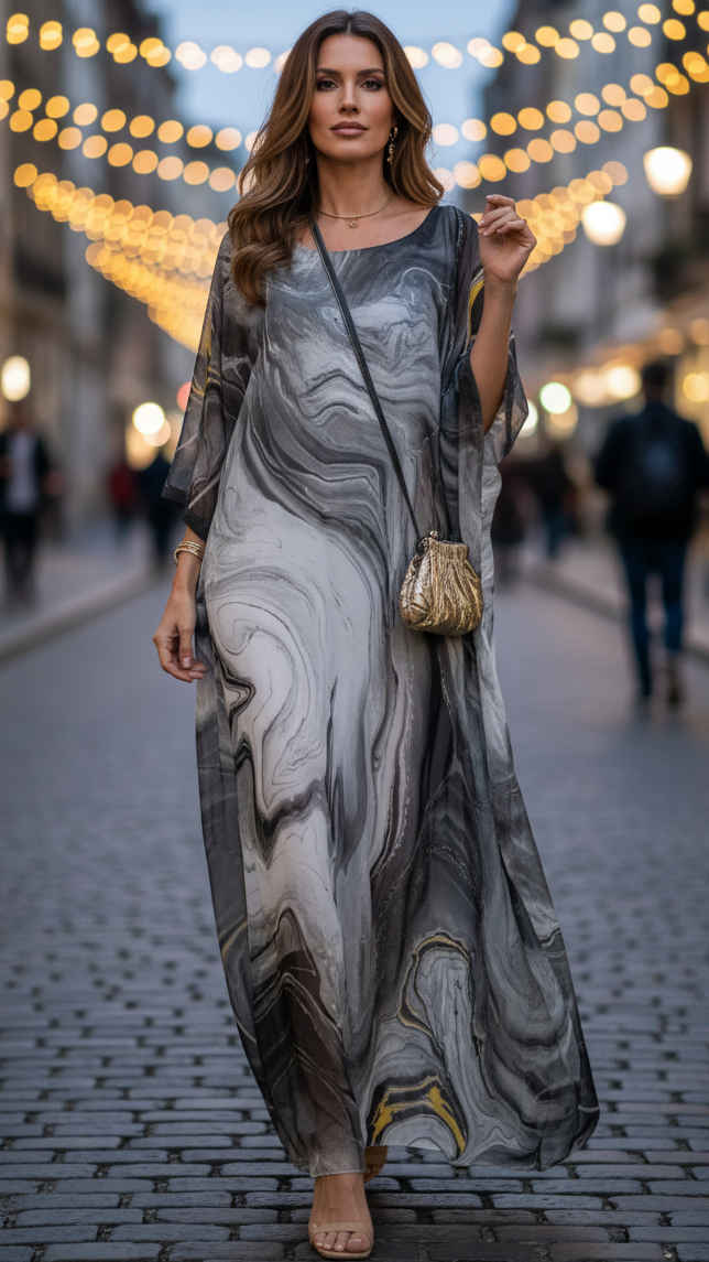 Tunka | Women’s Elegant Loose Wedding Guest Dress