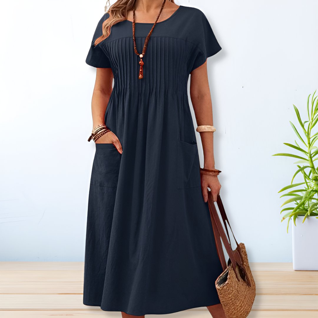 Lara | Women’s Summer Short Sleeve Maxi Dress