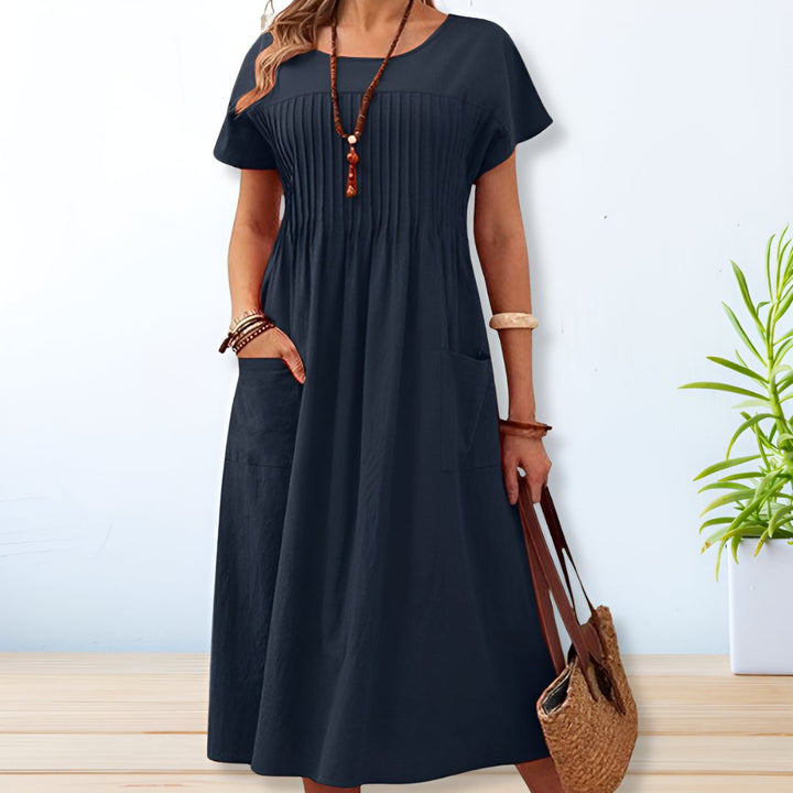 Lara | Women’s Summer Short Sleeve Maxi Dress