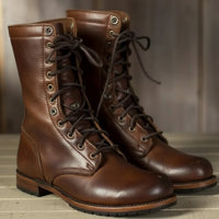 Aria | Women's Lace Up Mid Calf Boots