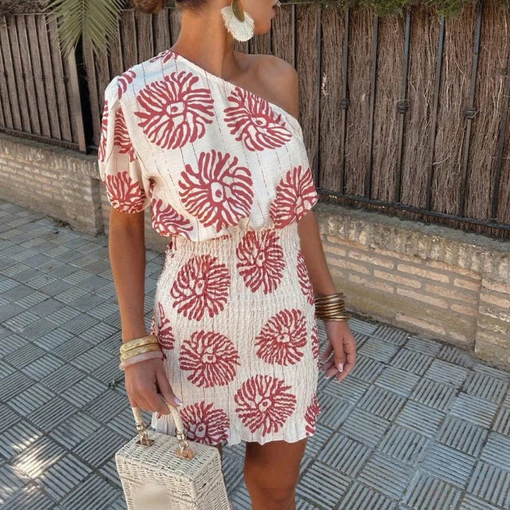 Lauren | Women's One Shoulder Boho Dress