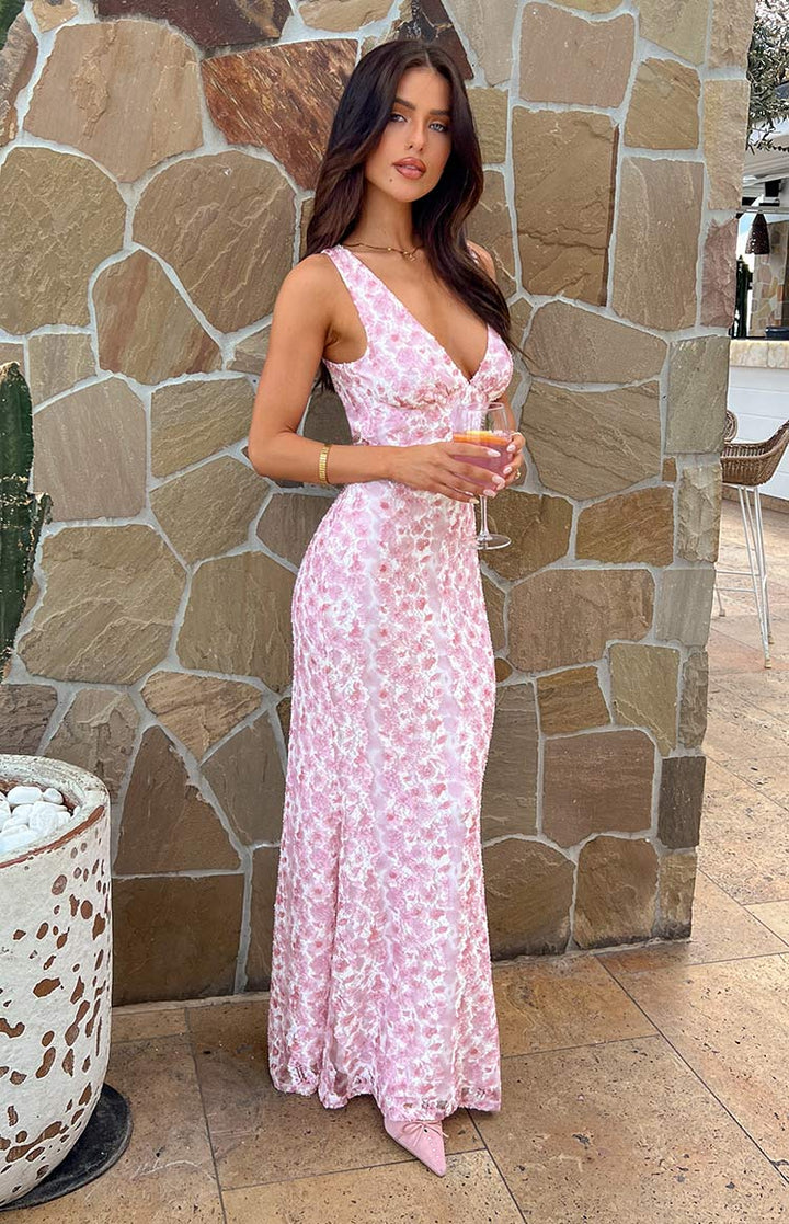 Avelisse | Women’s Floral Wedding Guest Maxi Dress