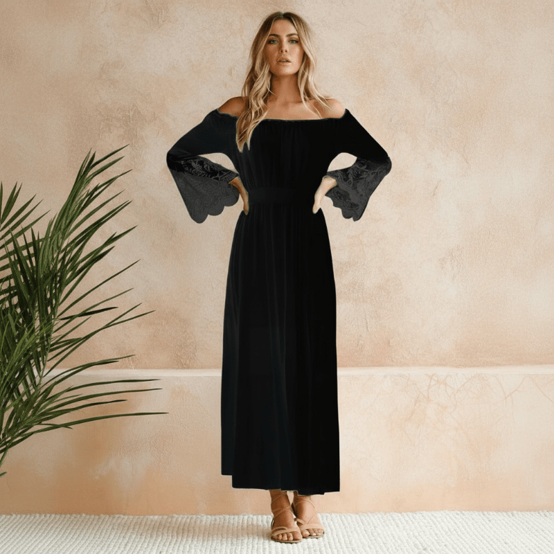 Ava | Women's Elegant Off-Shoulder Summer Dress