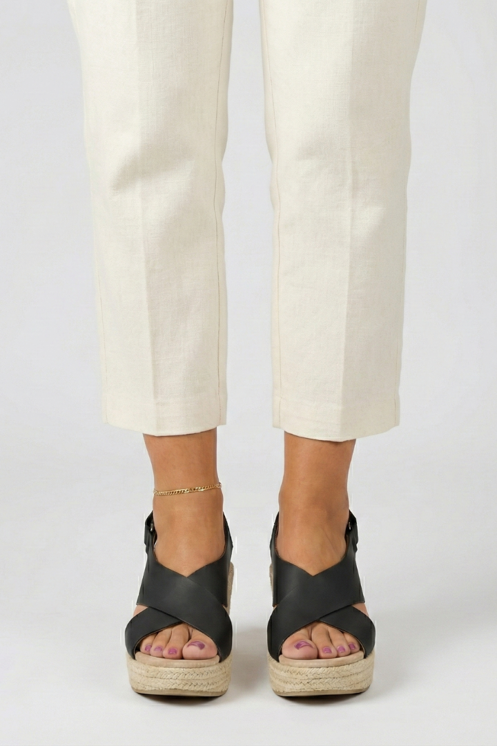 Clementine | Women's Casual Criss-Cross Wedge Sandals