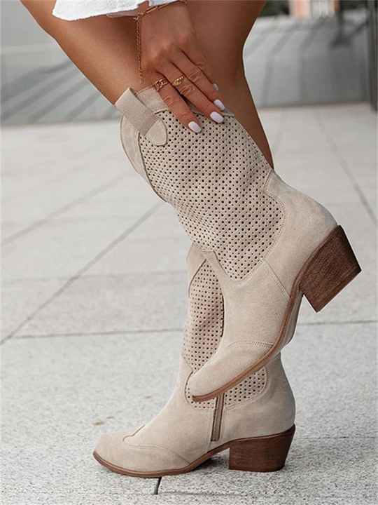 Nellie | Women’s Perforated Cowboy Boots