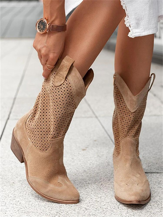 Nellie | Women’s Perforated Cowboy Boots