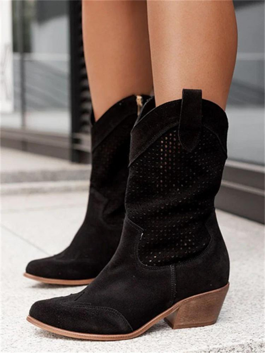 Nellie | Women’s Perforated Cowboy Boots