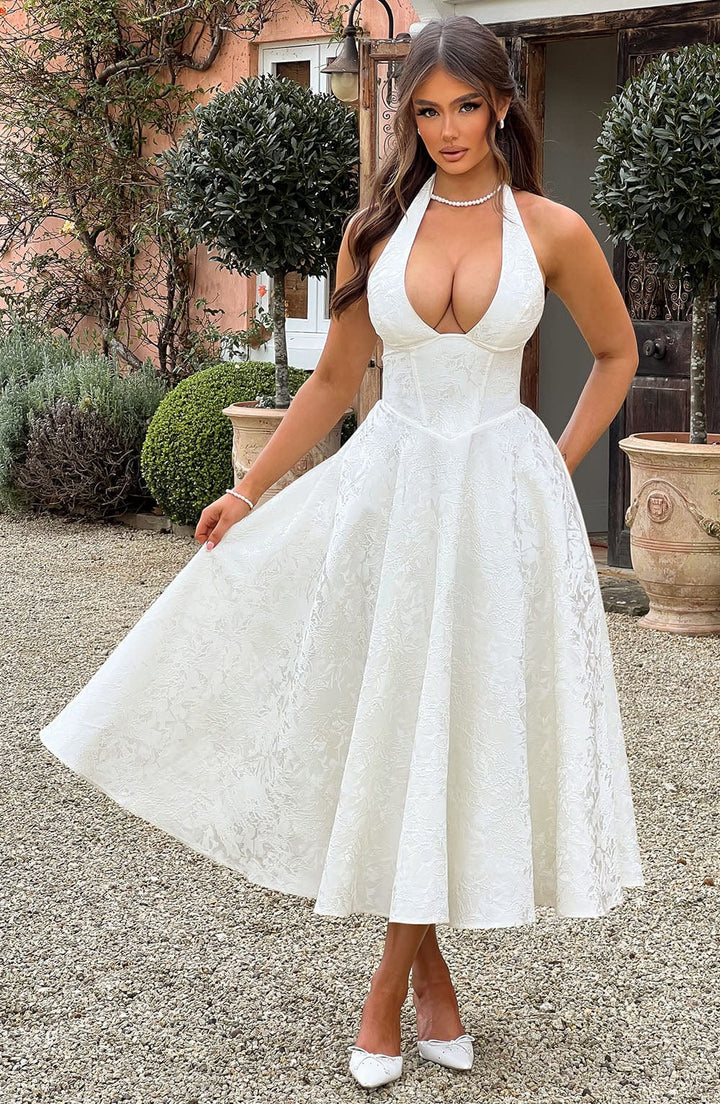 Rolly | Women’s Halterneck Wedding Guest Dress