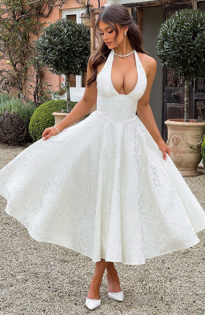 Rolly | Women’s Halterneck Wedding Guest Dress
