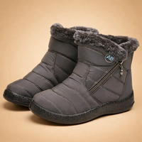 Hannah | Women's Winter Quilted Side-Zip Ankle Boots