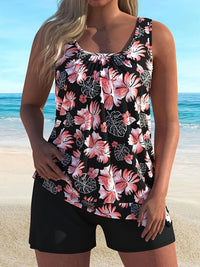 Isla | Women's Beach Floral Tankini Swimwear Set