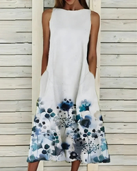 Jade | Women's Summer Boho Midi Dress