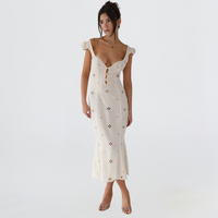Vera | Women’s Cut-Out Wedding Guest Midi Dress