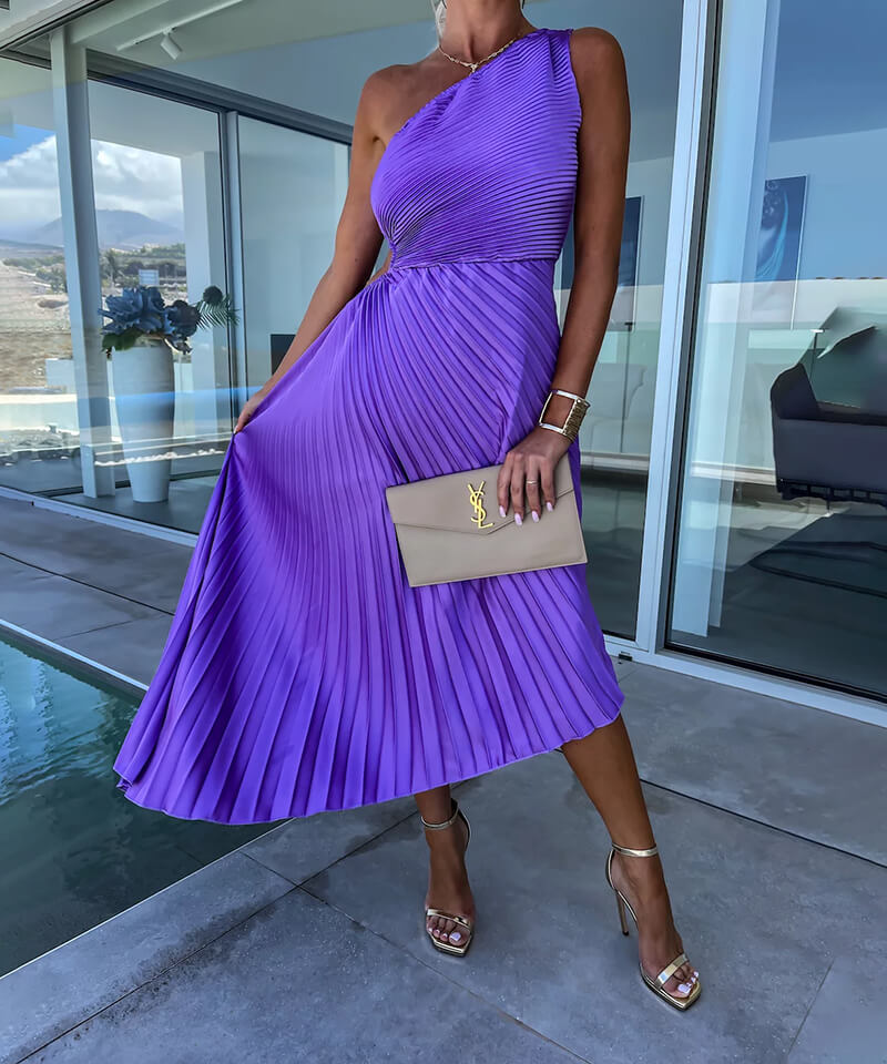 Sienna | Women’s Pleated Wedding Guest Dress