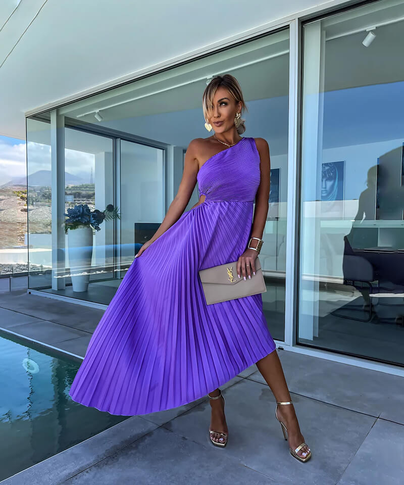 Sienna | Women’s Pleated Wedding Guest Dress