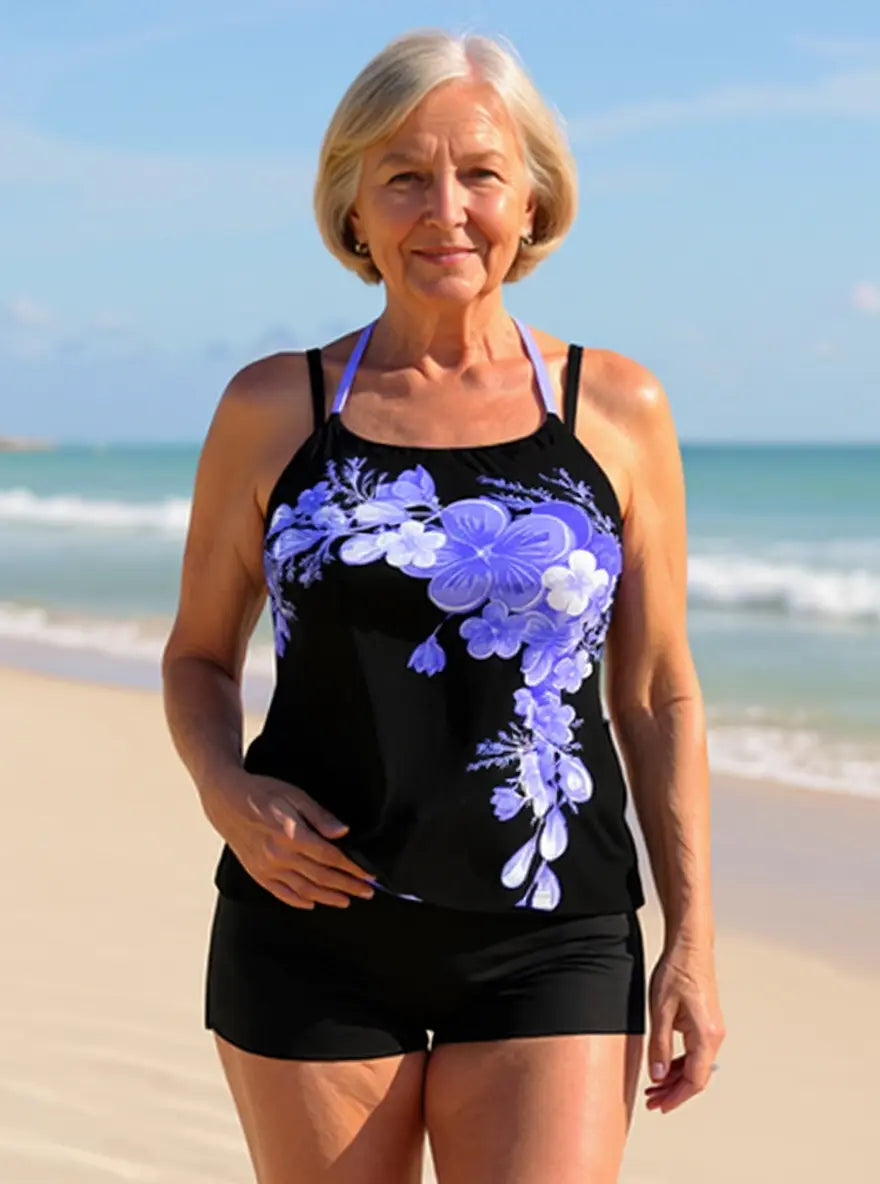 Ella | Women's Summer Floral Tankini Swimsuit