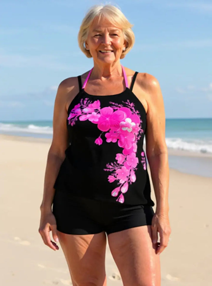Ella | Women's Summer Floral Tankini Swimsuit