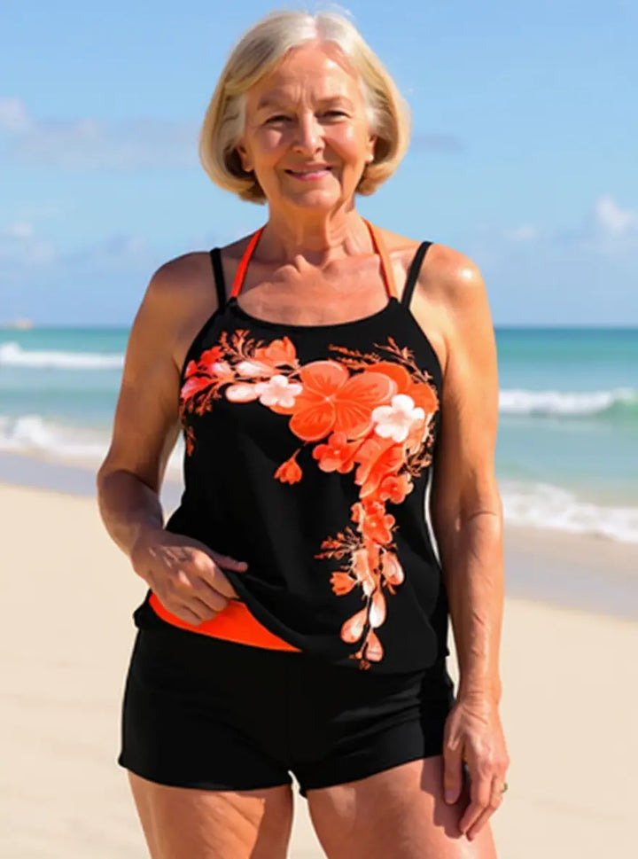 Ella | Women's Summer Floral Tankini Swimsuit