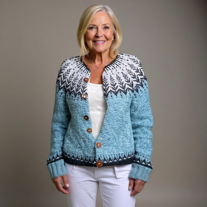 Flora | Women Knitted Buttons Cardigan