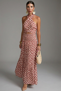 Evelina | Women’s Halterneck Wedding Guest Dress
