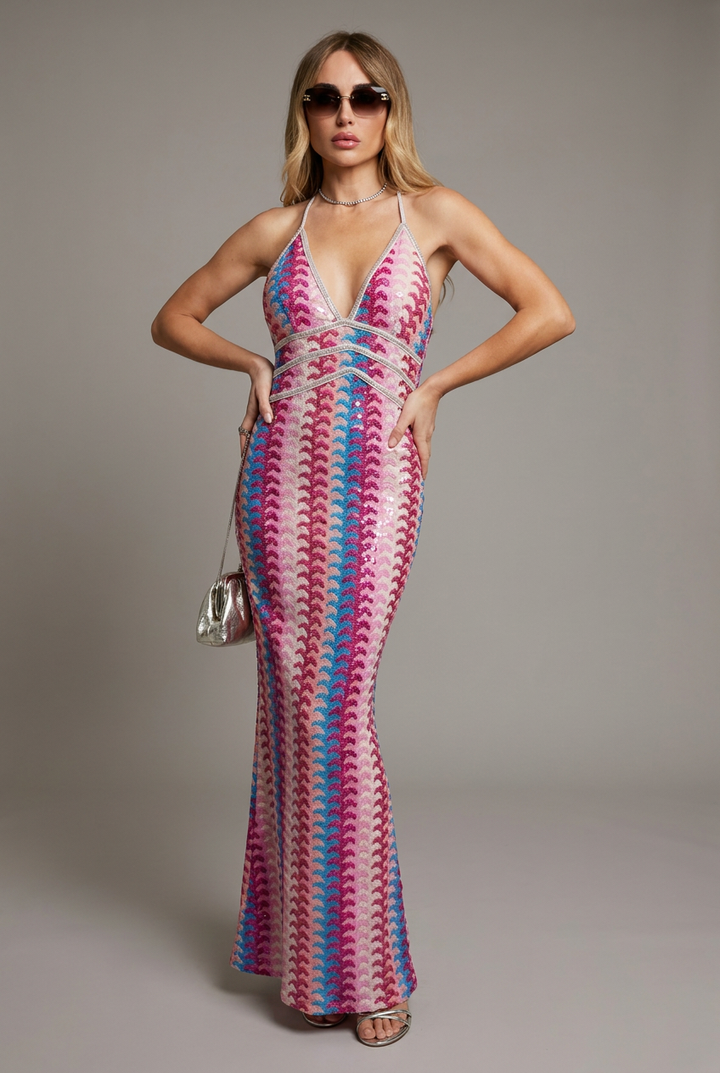 Gloria | Women’s V-Neck Summer Maxi Dress