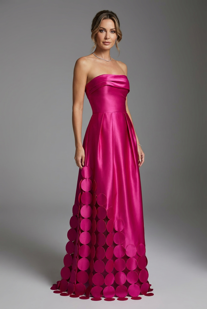 Marissa | Women’s Strapless Wedding Guest Dress