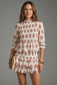 Lola | Women’s Elegant Patterned Wedding Guest Dress