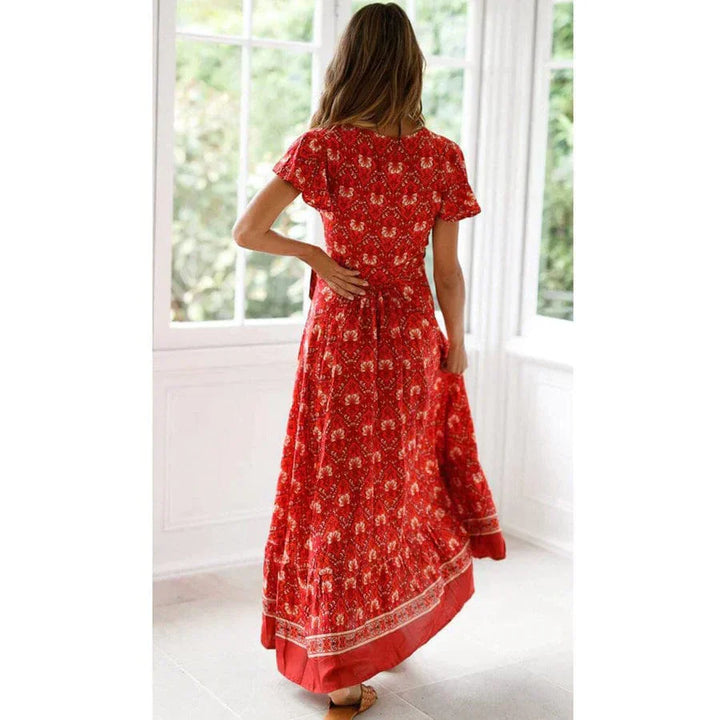 Talia | Women’s V-NeckBoho Summer Dress