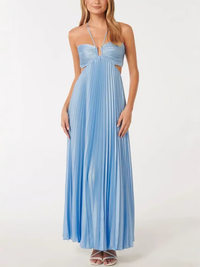 Addison | Women's Pleated Summer Maxi Dress