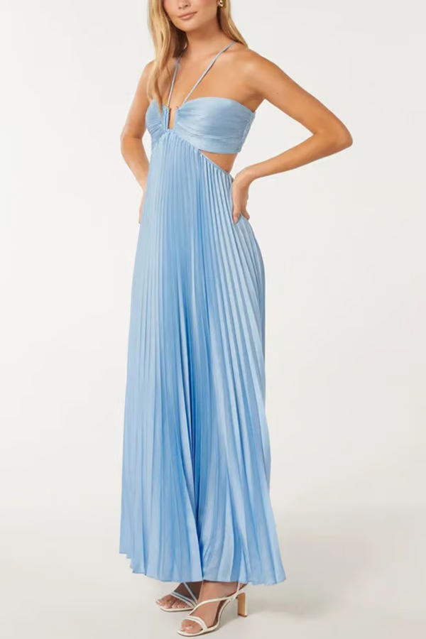 Addison | Women's Pleated Summer Maxi Dress