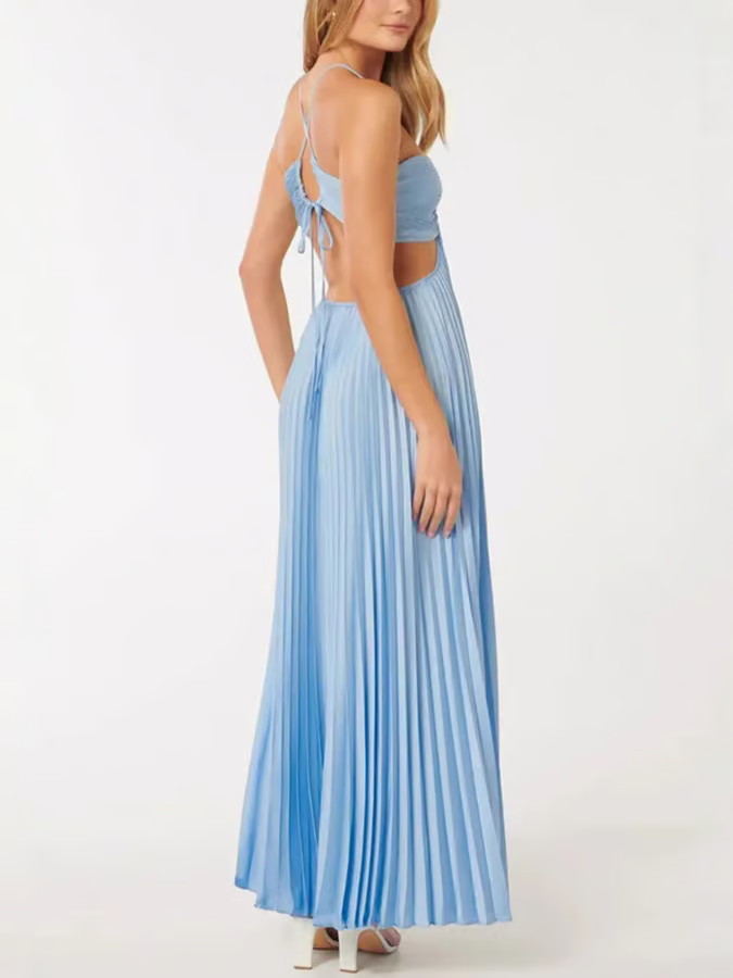 Addison | Women's Pleated Summer Maxi Dress