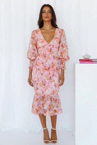 Brinley | Women’s Puff Sleeves Summer Dress