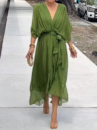 Laurel | Women's Summer V Neck Maxi Dress