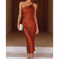 Daisy | Women's One Shoulder Satin Evening Dress