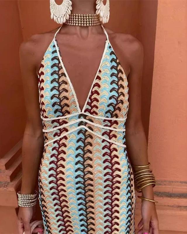 Gloria | Women’s V-Neck Summer Maxi Dress