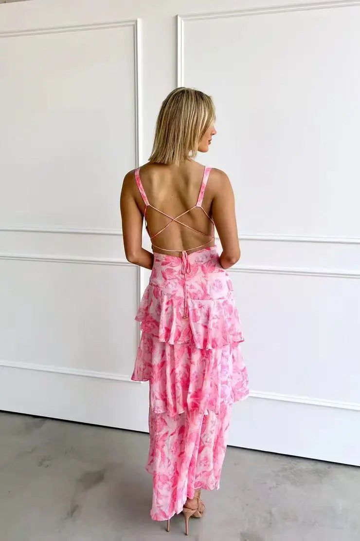 Callista | Women’s V-Neck Summer Maxi Dress