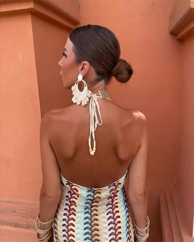 Gloria | Women’s V-Neck Summer Maxi Dress