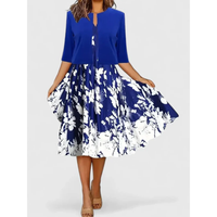 Sabrina | Women's Boho Midi Dress With Cropped Cardigan