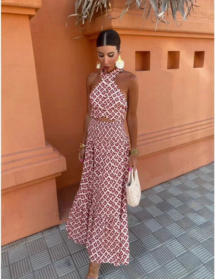 Evelina | Women’s Halterneck Wedding Guest Dress