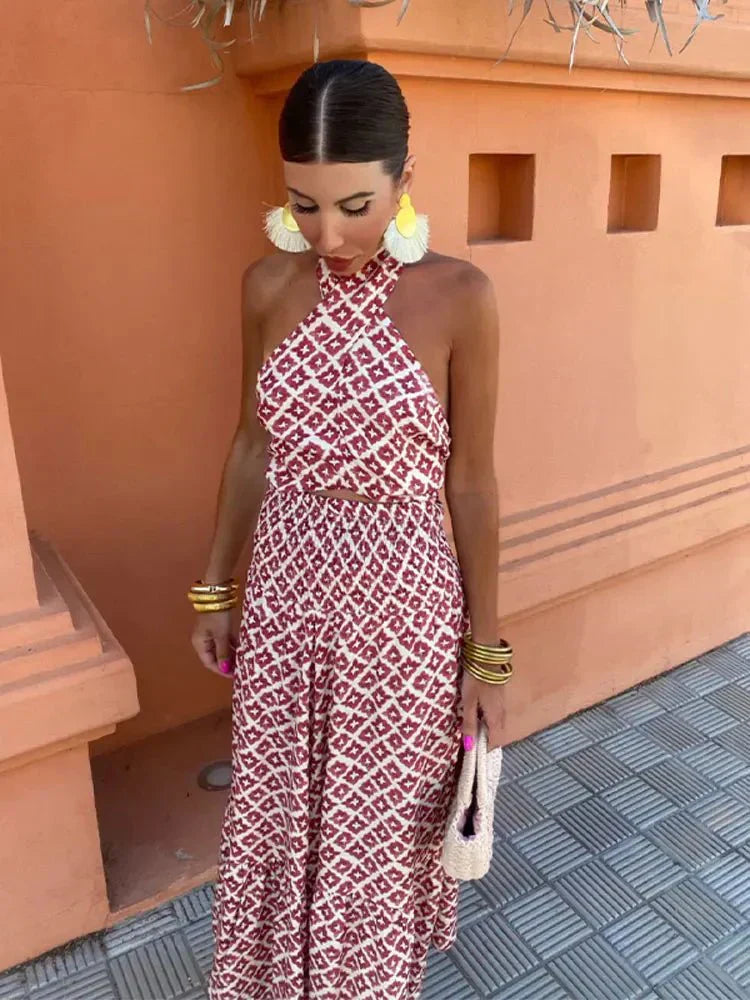 Evelina | Women’s Halterneck Wedding Guest Dress