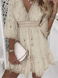Paige | Women's Elegant Boho Mini Dress
