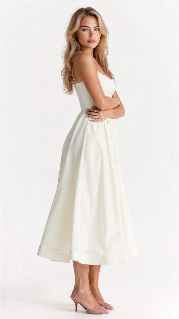 Oda | Women's A-Line Dress With Spaghetti Straps