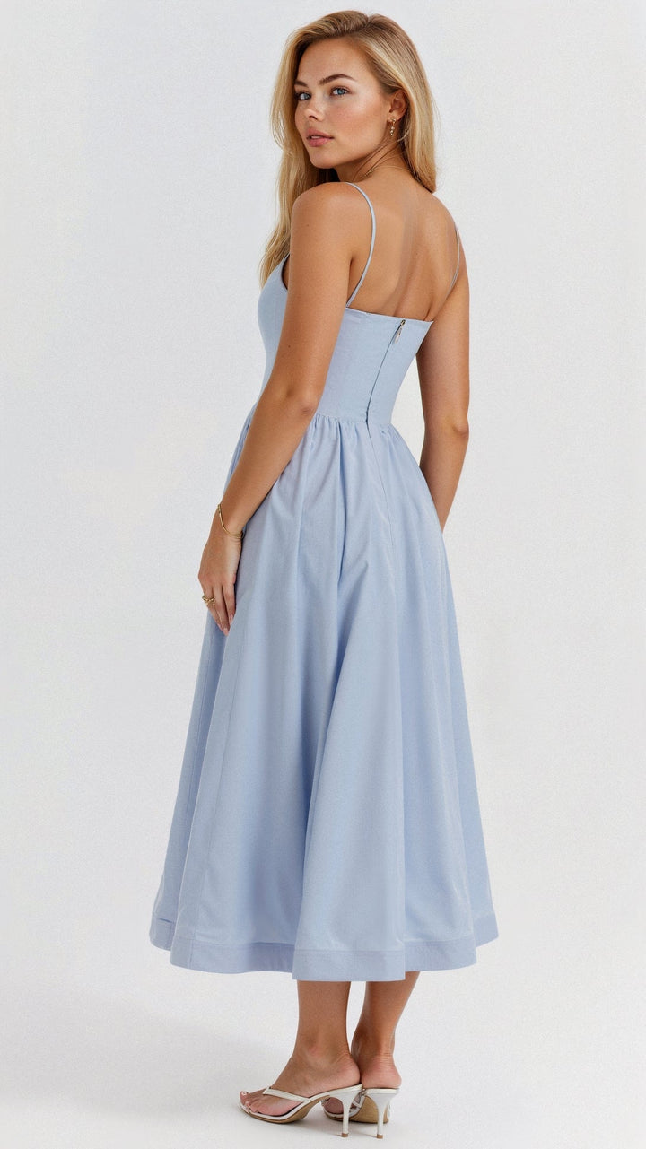 Oda | Women's A-Line Dress With Spaghetti Straps